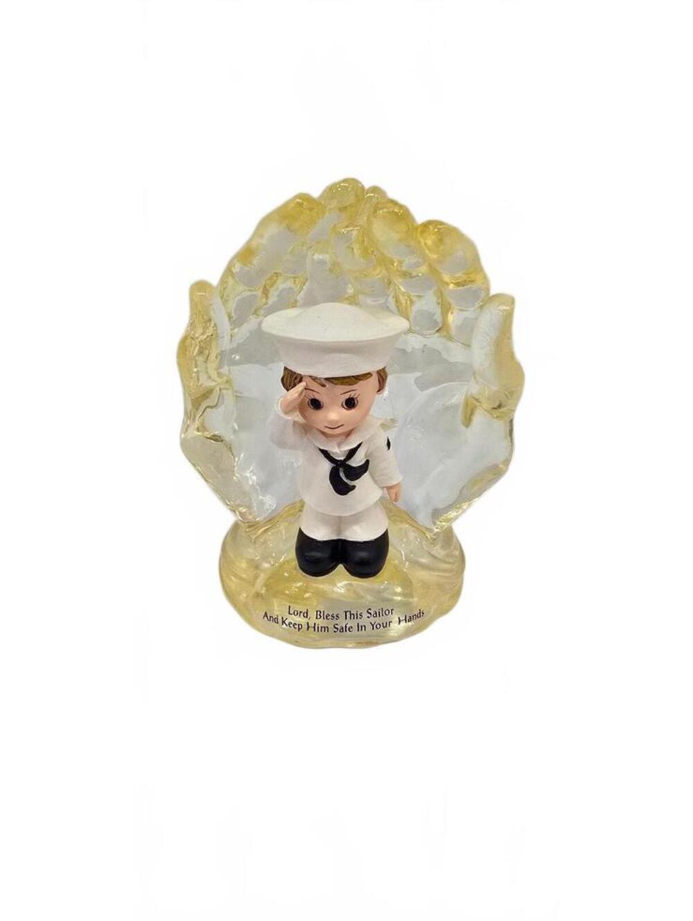 Lord Bless This Sailor Figurine In The Lord's Hands Collection